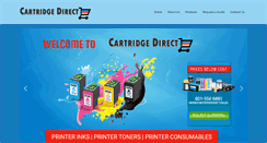 Desktop Screenshot of cartridgedirect.co.za